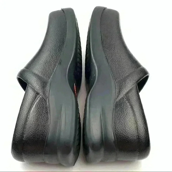 Klogs closed back clogs 9 black leather slip on - Picture 5 of 10